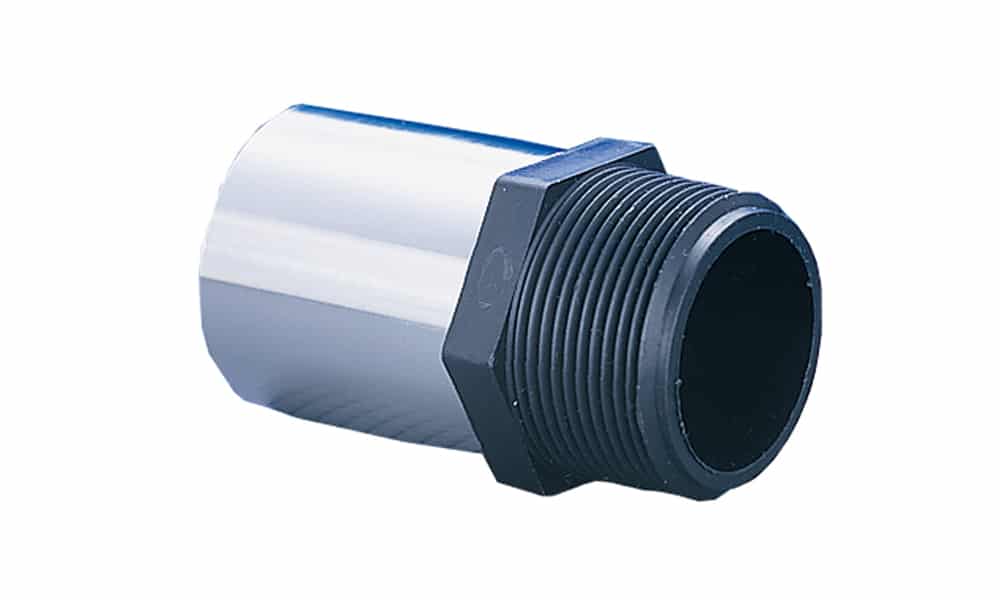 Convoluted Jack-Chem Fittings Polypropylene Fittings Male Pipe